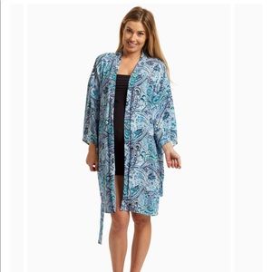 Pinkblush Tops - Maternity Pinkblush Paisley Delivery/Nursing Robe Pinkblush Tops - Maternity Pinkblush Paisley Delivery/Nursing Robe